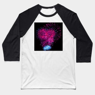 Pixel Firework No.19 Baseball T-Shirt